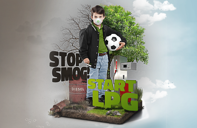 Stop smog Start LPG